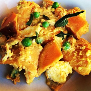 Curry Mustard Sweet Potato Salad