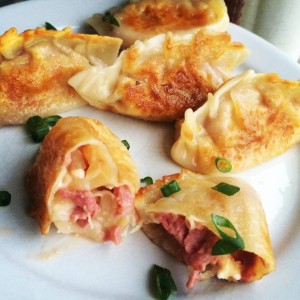 Ruben Stuffed Dumplings